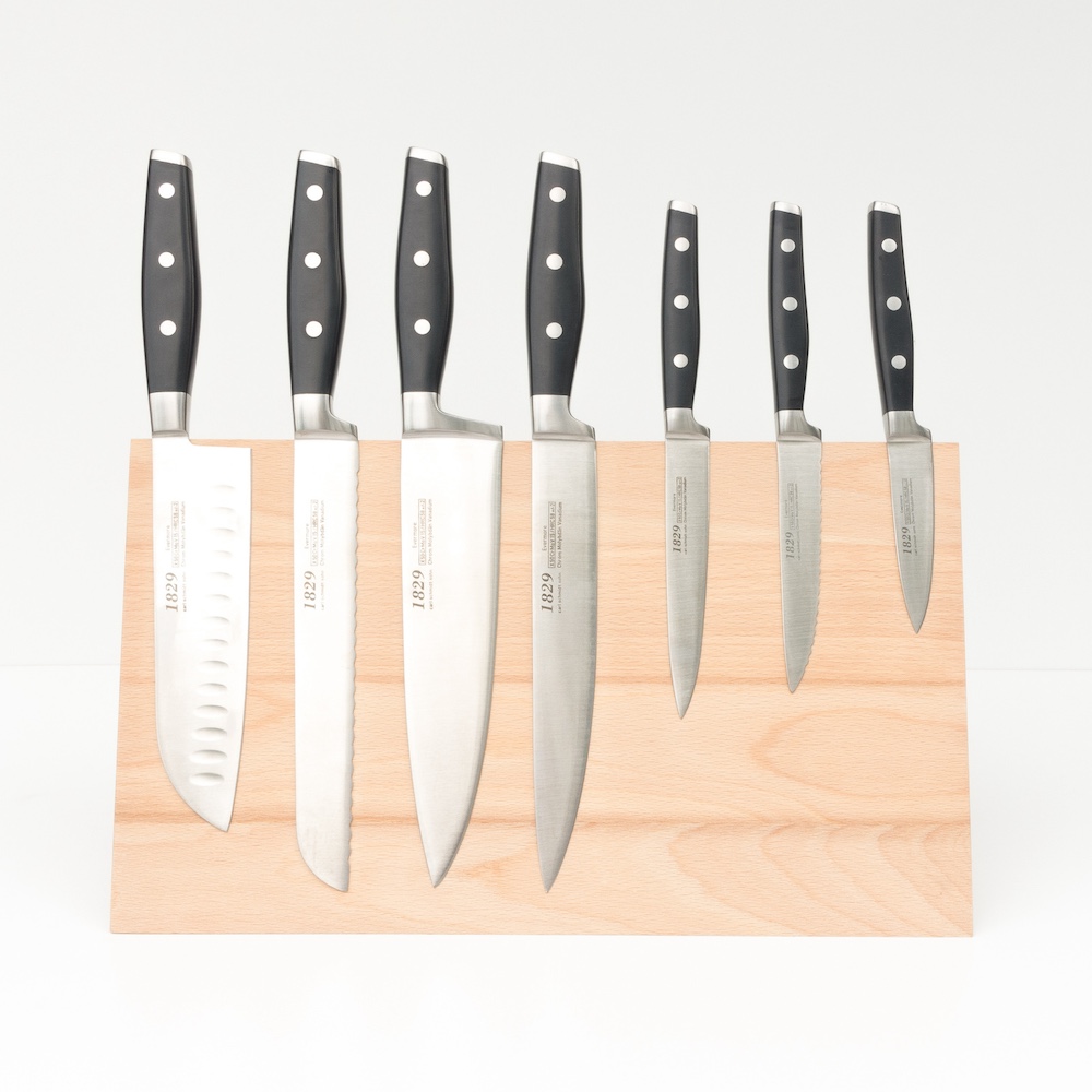 Knivblock i Bokträ - Stor