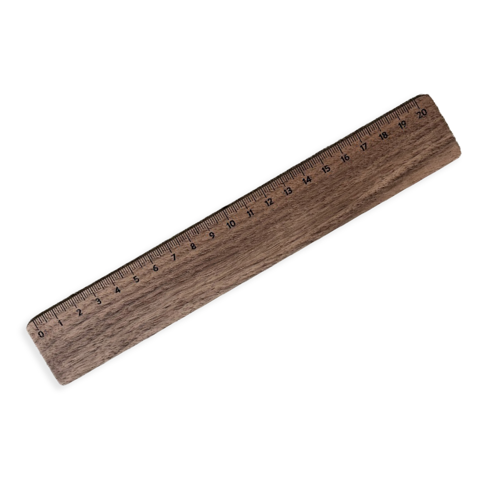 Linjal i Trä - 20 cm